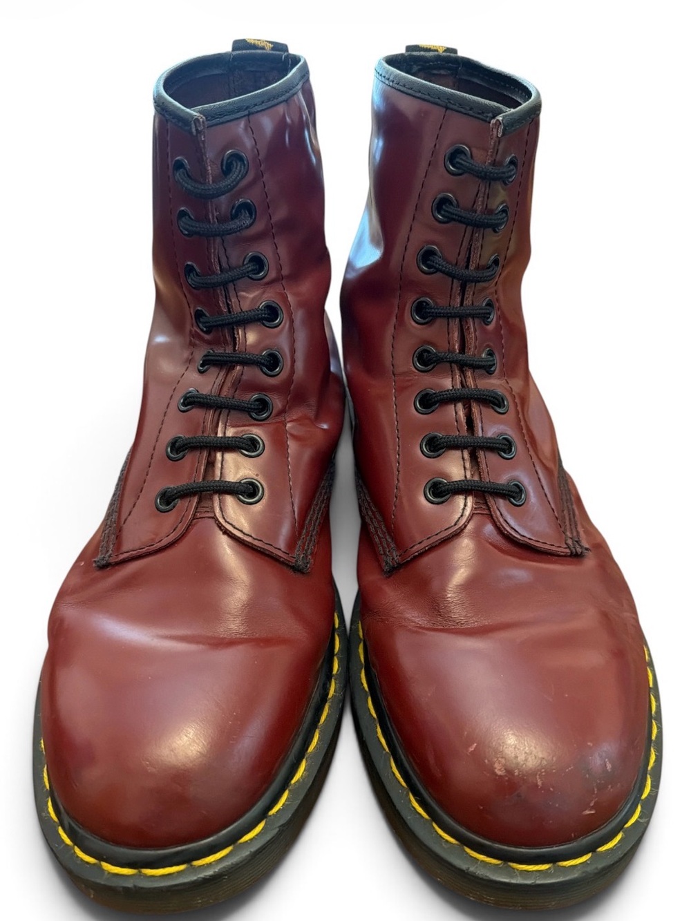 Dr. Martens 1460 Oxblood Leather 8-Eye Boots Size UK 8 M9 W10 - Picture 2 of 4